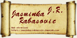 Jasminka Rabasović vizit kartica
